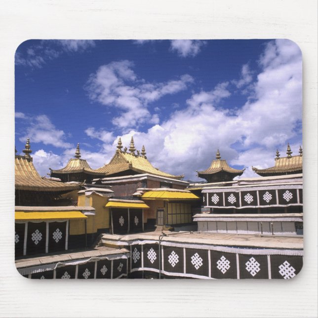 Potala Palace inside with steeples at the home Mouse Mat (Front)