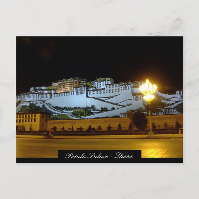 Potala Palace, Lhasa, Buddhist Castle, Tibet Postcard (Front)