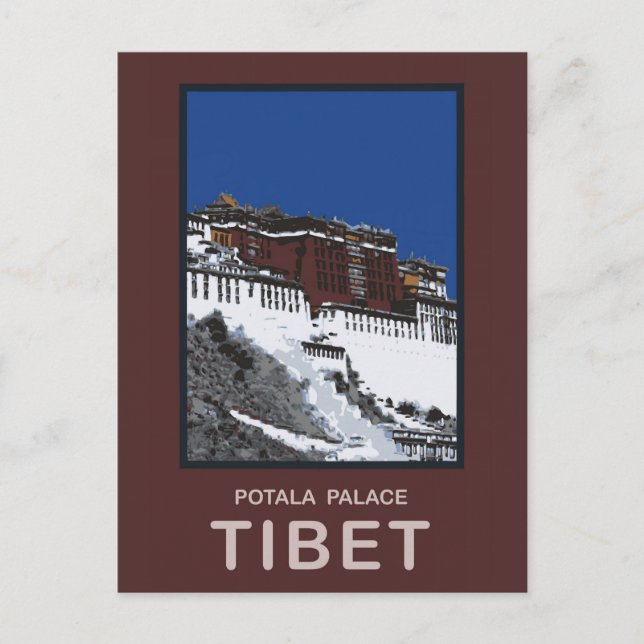Potala Palace Lhasa Tibet Postcard (Front)