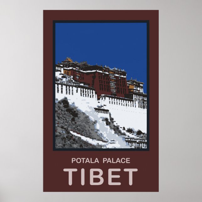 Potala Palace Lhasa Tibet Poster (Front)