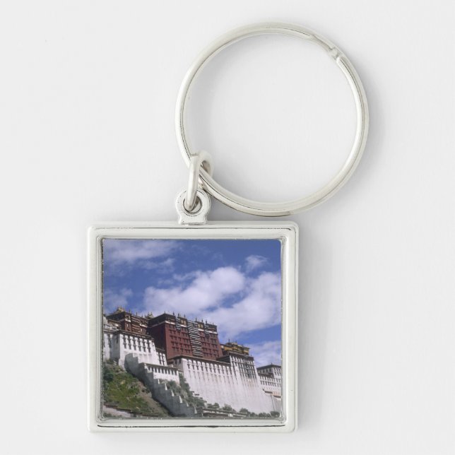 Potala Palace on mountain the home of the Dalai Key Ring (Front)