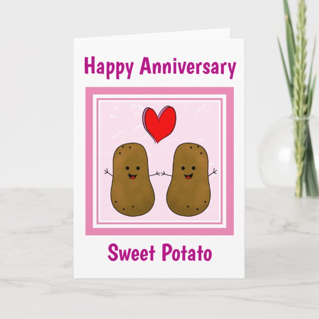Potato Anniversary Card (Front)