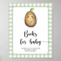 Potato baby shower - books for baby