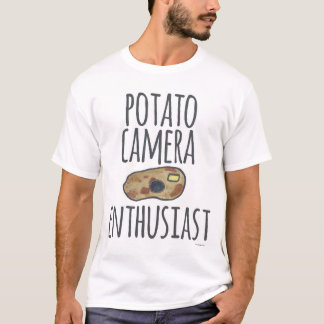 Potato Camera Enthusiast Funny Photography Art T-Shirt