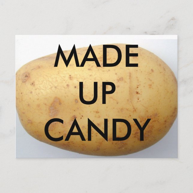 Potato Candy postcard art form (Front)