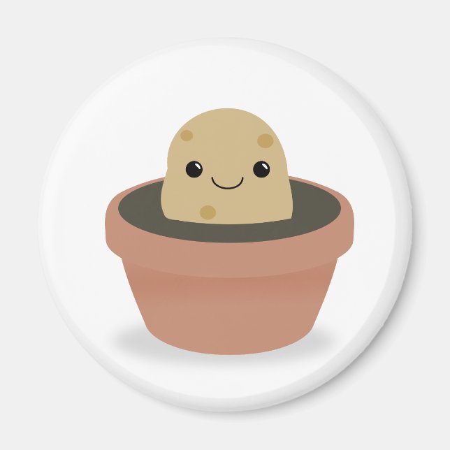 Potato Character Magnet (Front)