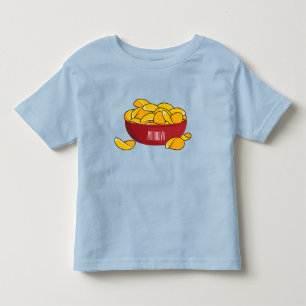 Potato chip cartoon illustration  toddler T-Shirt