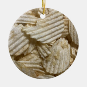 Potato Chips Ceramic Tree Decoration