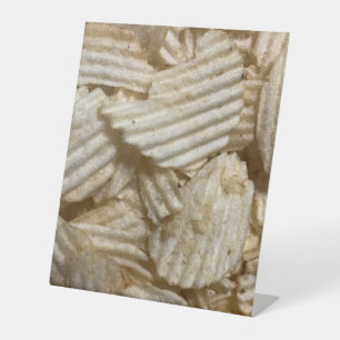 Potato Chips Pedestal Sign