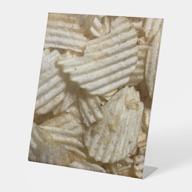 Potato Chips Pedestal Sign (Front)
