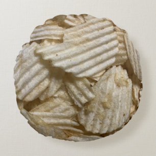 Potato Chips Round Cushion