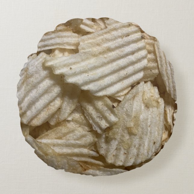 Potato Chips Round Cushion (Front)