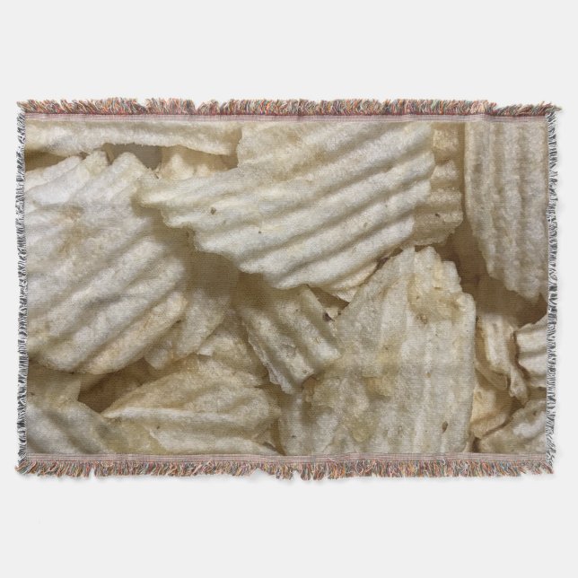 Potato Chips Throw Blanket (Front)
