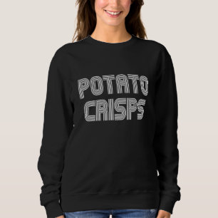 Potato Crisps Food Retro 70s 80s Sweatshirt