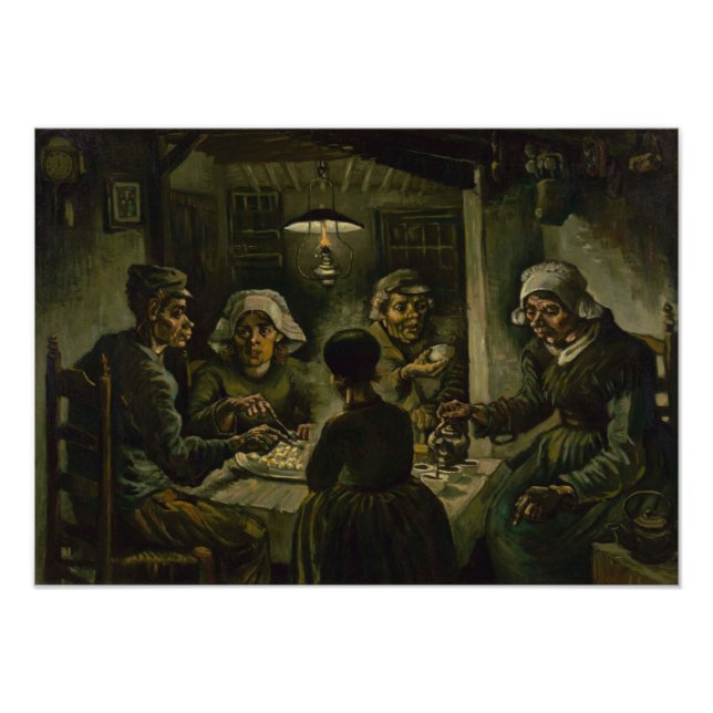 Potato Eaters by Vincent Van Gogh Photo Print (Front)