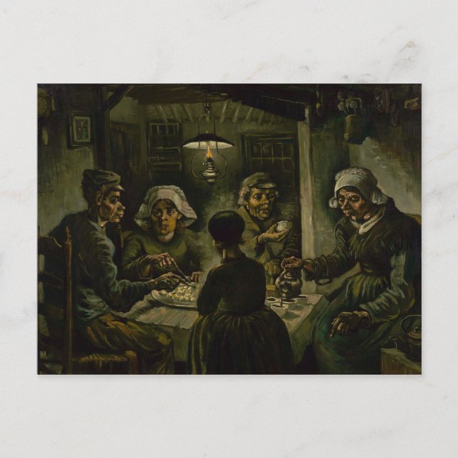 Potato Eaters by Vincent Van Gogh Postcard (Front)