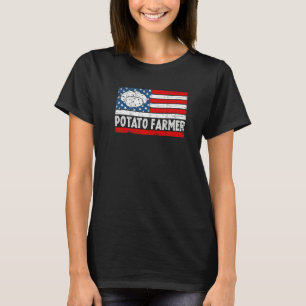 Potato Farmer  Farming Potatoes Potato Plant Seeds T-Shirt