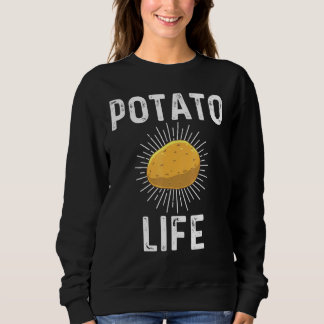 Potato For Men Women Cute Potato Tater Spud 3 Sweatshirt