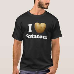 Potato For Men Women Kids Heart Shaped Is Potato T-Shirt