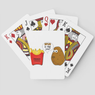 Potato French Fries is that you? Playing Cards