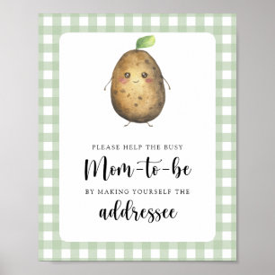 Potato - Help the Busy Mum-to-Be Poster