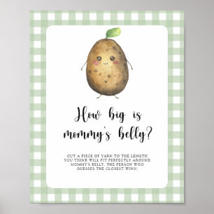 Potato - how big is mummy's belly game poster