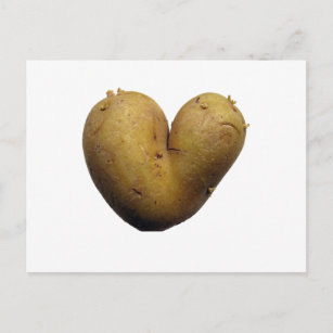 Potato love postcard