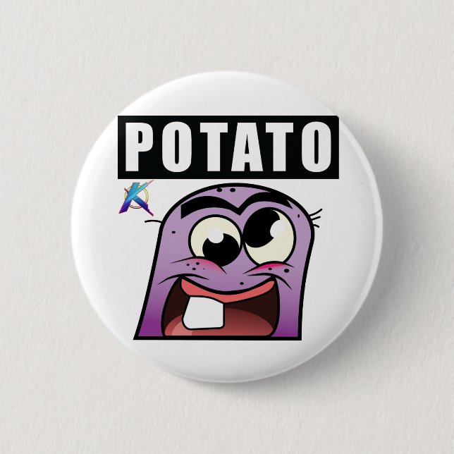 Potato Lui From The Kalaverse 6 Cm Round Badge (Front)