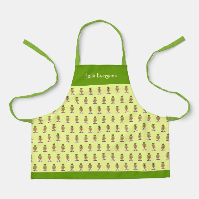 Potato monster apron (Front)