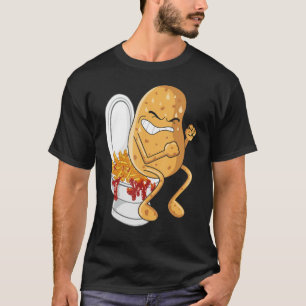 Potato Pooping French Fries Fried Potatoes Food T-Shirt