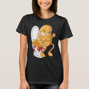 Potato Pooping French Fries Fried Potatoes Food T-Shirt
