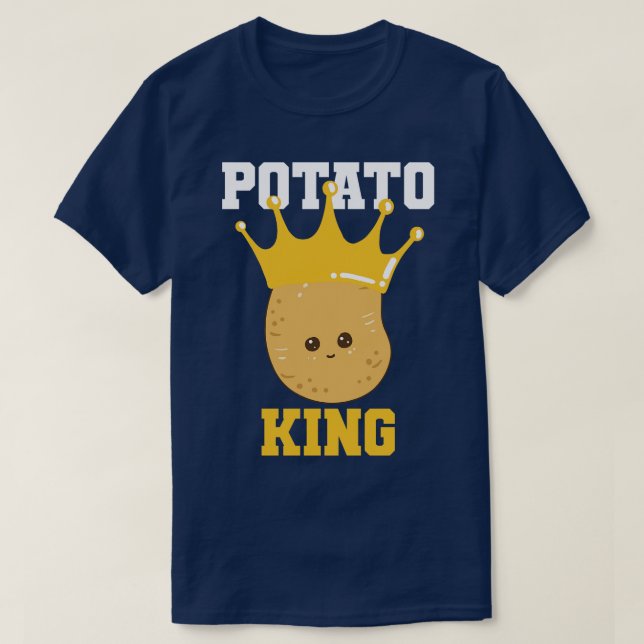 Potato Potato King Kawaii T-Shirt (Design Front)