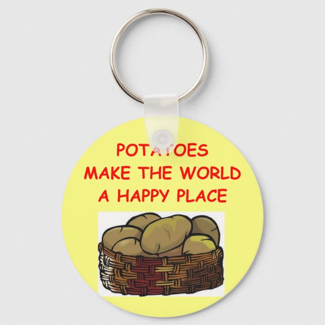 potato potatoes key ring (Front)