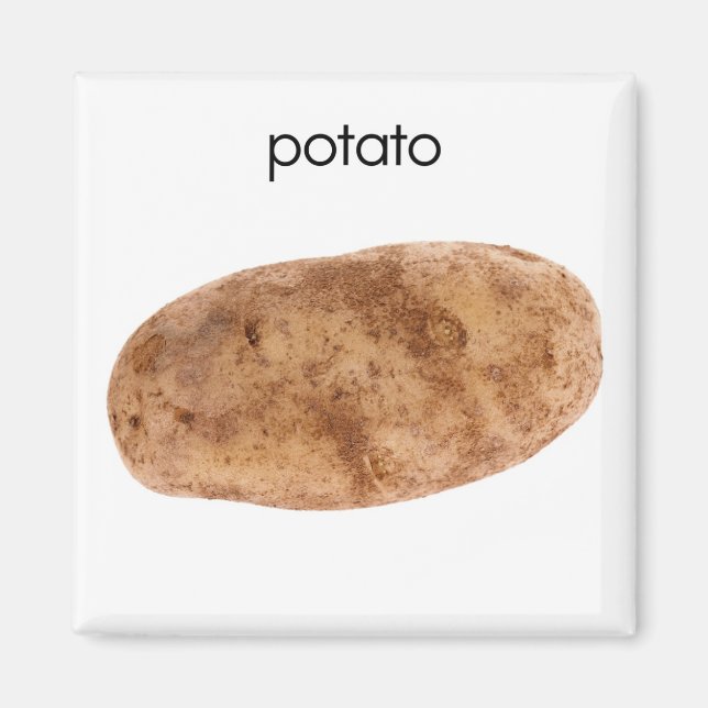Potato Refrigerator Magnet (Front)