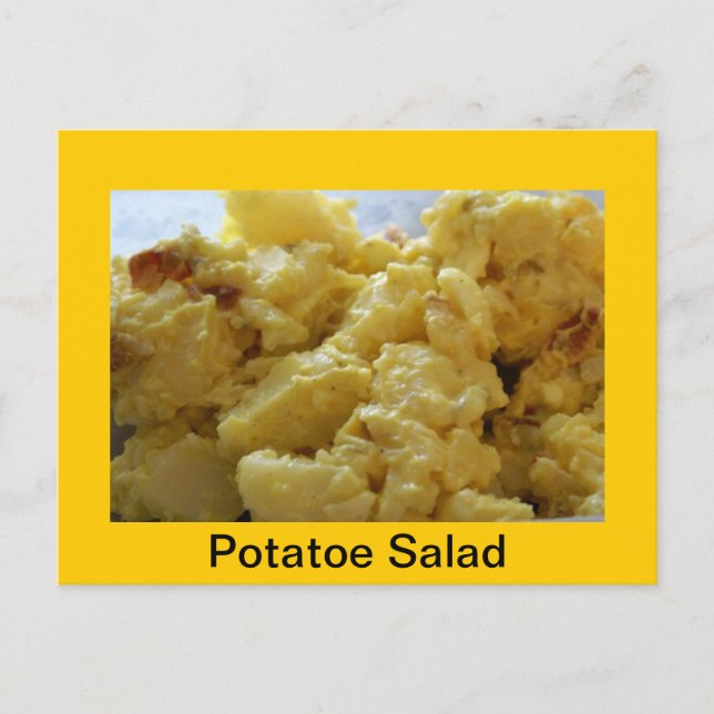 Potato Salad Recipe Postcard (Front)