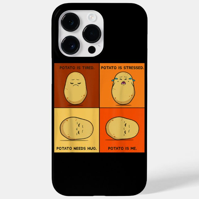 Potato Spud Root Vegetable Tater Vegan Lover Keto  Case-Mate iPhone Case (Back)