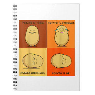 Potato Spud Root Vegetable Tater Vegan Lover Keto Notebook