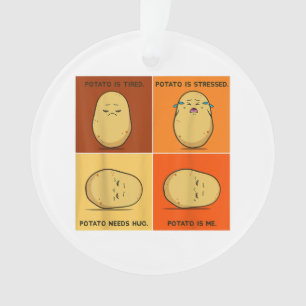 Potato Spud Root Vegetable Tater Vegan Lover Keto  Ornament