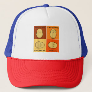 Potato Spud Root Vegetable Tater Vegan Lover Keto  Trucker Hat
