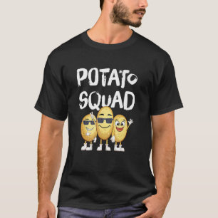 Potato Squad I Love Potatoes Cool Vegetarian Team  T-Shirt