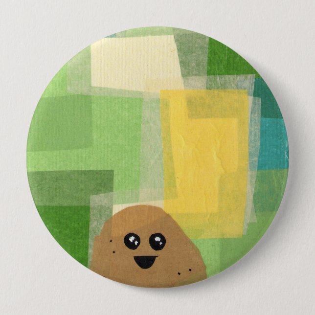 Potato! Vegeta-Button 10 Cm Round Badge (Front)
