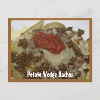 Potato Wedge Nachos Recipe Card