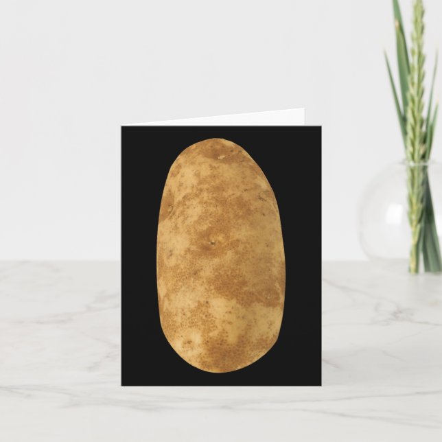 Potatoe- Mmmmmmm Potatoes Halloween Costume  Card (Front)