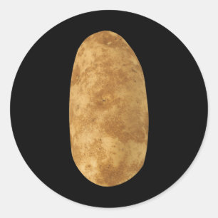 Potatoe- Mmmmmmm Potatoes Halloween Costume  Classic Round Sticker
