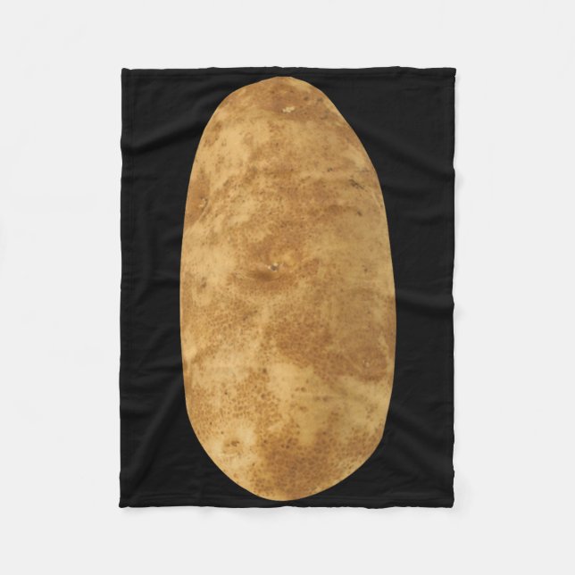 Potatoe- Mmmmmmm Potatoes Halloween Costume  Fleece Blanket (Front)