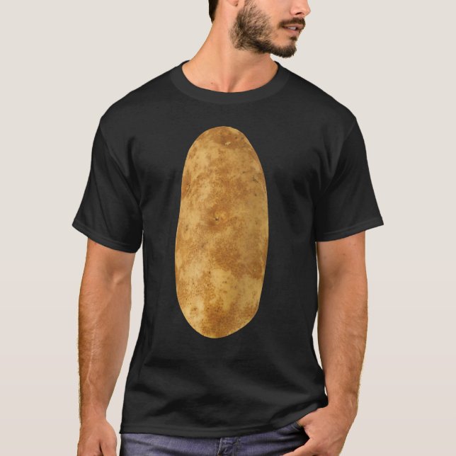 Potatoe Mmmmmmm Potatoes  Halloween Costume T-Shirt (Front)
