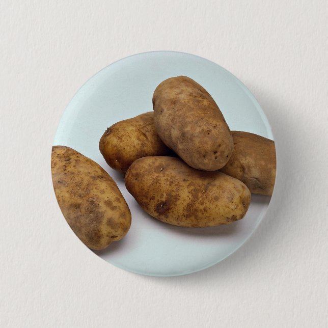 Potatoes 6 Cm Round Badge (Front)