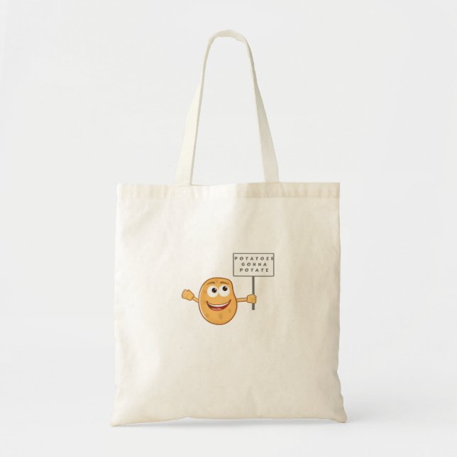 Potatoes Gonna Potate (Vegetable Potato Pun) Class Tote Bag (Front)