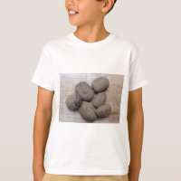 Potatoes on rustic wood Concept