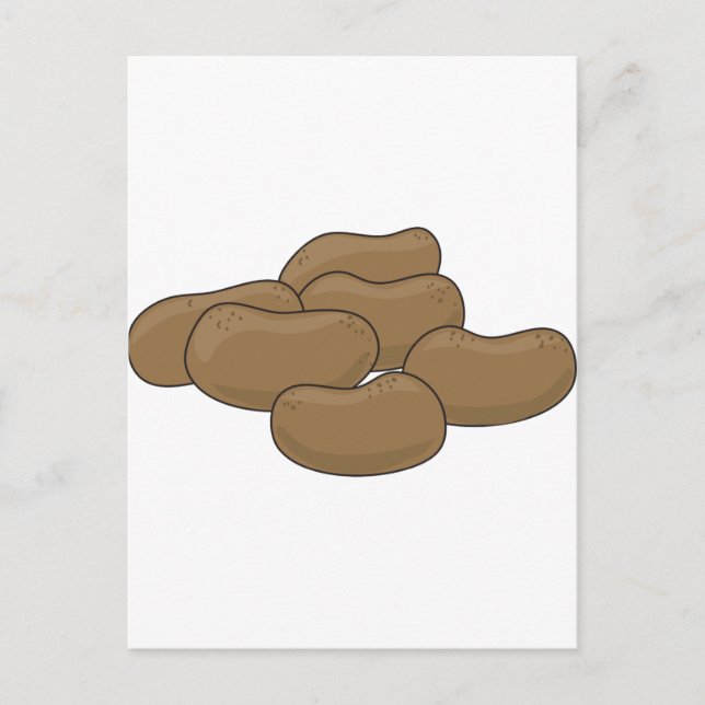 Potatoes Postcard (Front)